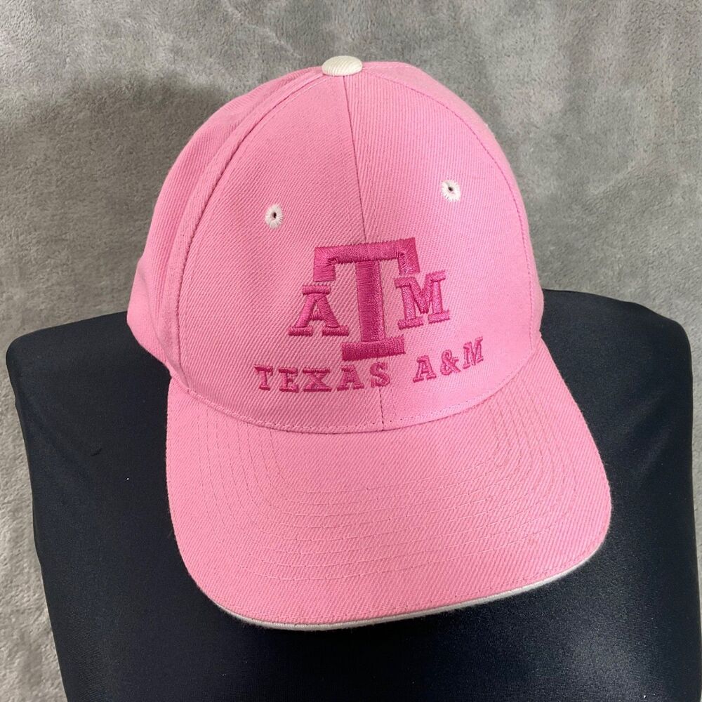 Texas A&M Hat Women’s OSFM pink Back Embroidered Cap